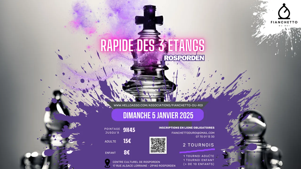 Tournoi Rapide 3 Etangs 2025 - Principal