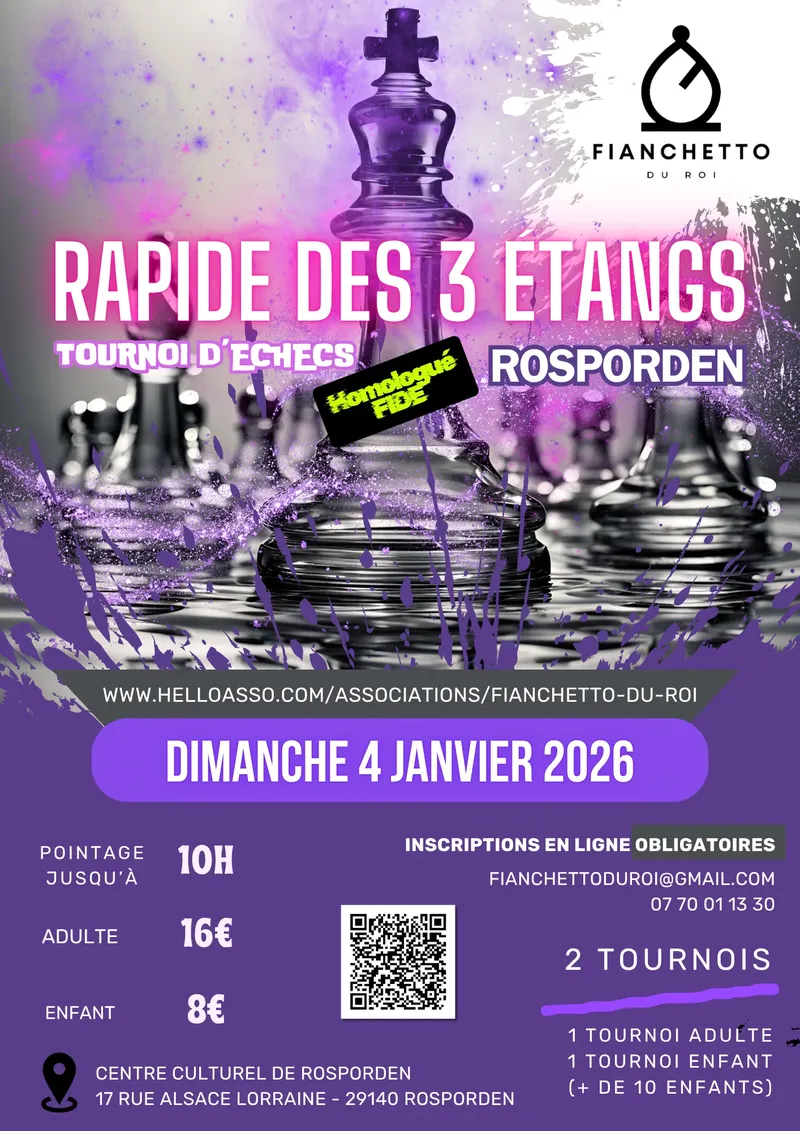 Tournoi Rapide 3 Etangs 2026 - Jeunes